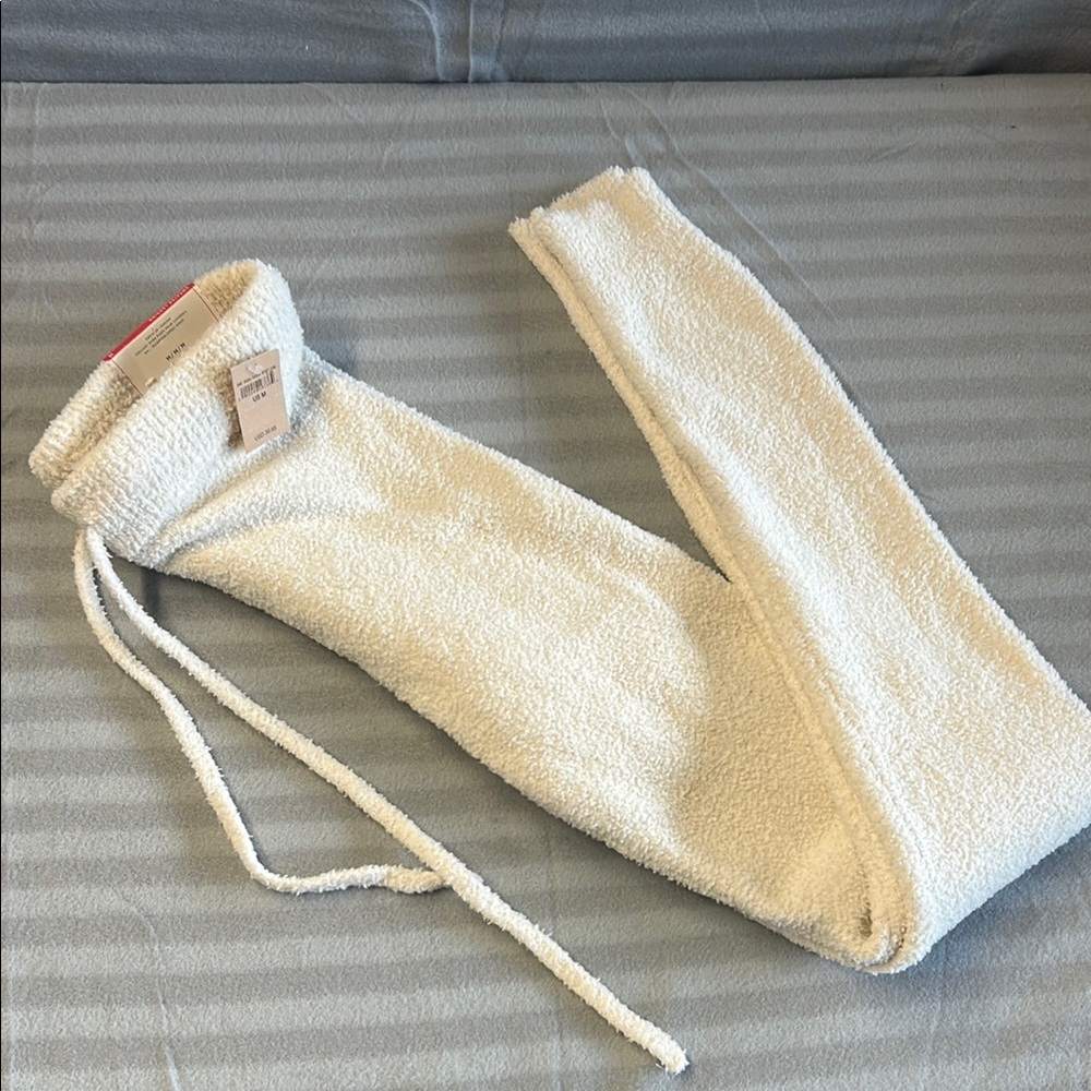 Cozy Kids Cream Fleece Pants